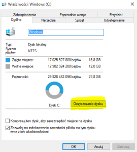 brak miejsca 1 mpi serwis